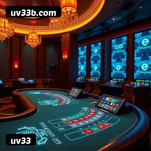 Números do app uv33 em material de marketing — ilustração, não auditoria